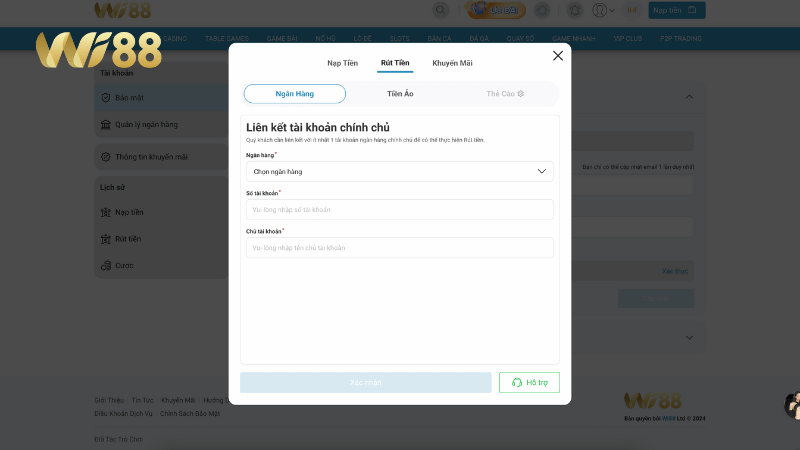 Hướng dẫn rút tiền qua nhiều kênh giao dịch