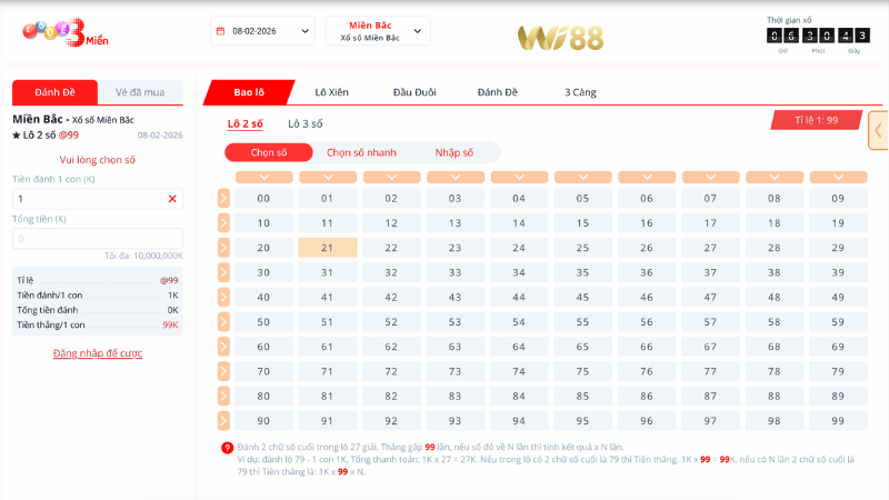 Những bí quyết tham gia xổ số WI88 hiệu quả