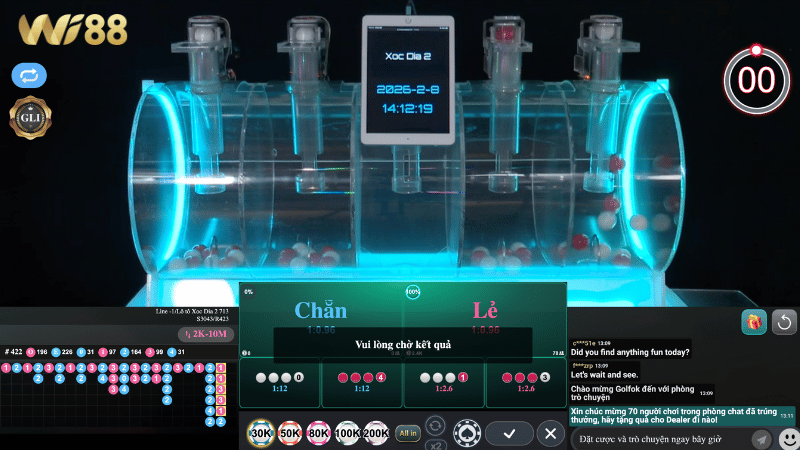 Hướng dẫn cách chơi xóc đĩa WI88 chi tiết