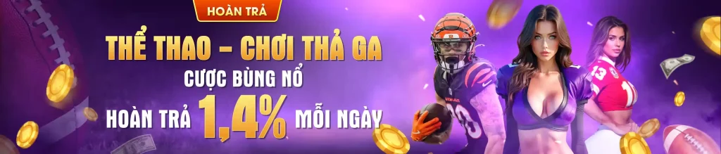 WI88 hoàn trả thể thao